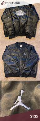 Nike Air Jordan Wings Bomber Jacket Black Xl Black Bomber Jacket All Black Fashion Bomber Jacket