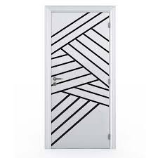 Stickers Porte Ligne Graphique Stickers Malin Masking Tape Deco Murale Stickers Porte Portes Peintes