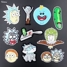 See more fan art related to #transforming into a woman , #manga , #yaoi and #rick and mor. Cartoon Rick And Morty Ironing Patches For Cloth Embroidery Badges Applique For Jacket Jeans Backpack Stickers Fabric Buy At The Price Of 0 52 In Aliexpress Com Imall Com