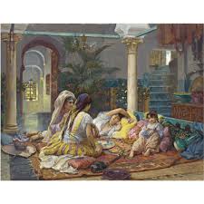 Frederick Arthur Bridgman American In The Harem European Paintings Art Bridgman