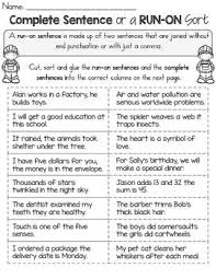 Fragments And Run Ons L 4 1 F Sentence Fragments Learning English For Kids Speech And Language