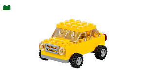 Yellow Car Lego Challenge Classic Lego Lego Cars Instructions