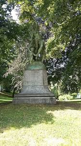 Statue Aux Etangs D Ixelles Standbeeld Brussel
