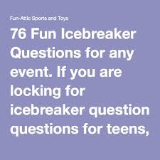 If you can adapt the program concepts to your requirements. 76 Fun Icebreaker Questions Fun Attic Sports And Toys Fun Icebreakers This Or That Questions Ice Breaker For Teens