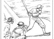 Baseball Coloring Pages Printables Education Com It will appear when you move the cursor over the upper right corner of the image. baseball coloring pages printables