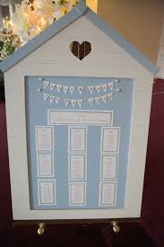 Beach Hut Seating Plan Nautical Table Seating Plan Pastel Wedding