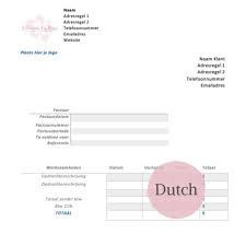 Een Factuur Maken Doe Je Zo Gratis Format Voor Bloggers