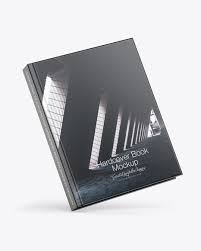 Hardcover Book W Matte Cover Mockup In Stationery Mockups On Yellow Images Object Mockups