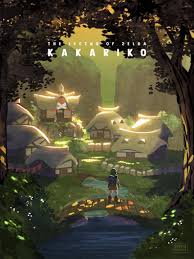 Kakariko Lurelin Village Legend Of Zelda Poster In 2020 Legend Of Zelda Poster Legend Of Zelda Memes Legend Of Zelda Breath