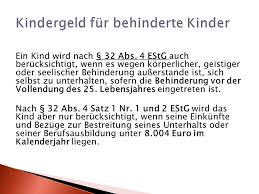 Lebensjahr vollendet, haben die eltern folglich keinen anspruch mehr auf entsprechende leistungen. Kindergeld Ppt Herunterladen
