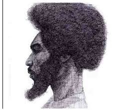 Tremendous Sketch Work Model With Afro Male Head Profile Janet Berry Soulful Art Afrocentric Art Afro Art