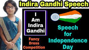 Children's day is celebrated to raise awareness among people towards the rights, care, and education of children. Indira Gandhi Speech Fancy Dress Competition As Indira Gandhi Speech On Republic Day 26 Jan Youtube