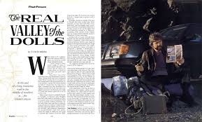 Love is the ultimate outlaw. The Real Valley Of The Dolls Esquire December 1988