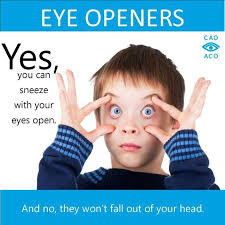 You Can Sneeze With Your Eyes Open Healthy Eyes Eye Health How To Memorize Things
