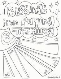 Collection of tithing coloring page (25) lds baptism coloring page family coloring book page Tithing Religious Doodles