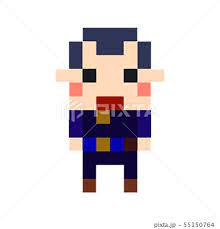 イラスト素材 ドット絵家族 息子 ドット絵 イラスト 絵
