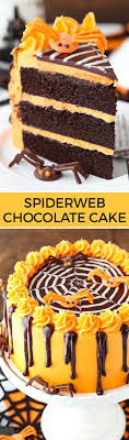 Spiderweb Chocolate Cake With Vanilla Frosting Recipe Halloween Baking Halloween Cakes Holiday Baking