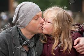 7-year-old Evie Kent Dad Simon Editorial Stock Photo