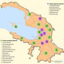 Rejting Rajonov Spb Po Stoimosti Srednyaya Stoimost Kvadratnogo Metra Zhilya Po Rajonam Spb