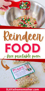 Posted by christy denney | 19 comments ». Reindeer Food Recipe And Printable Poem Slay At Home Mother