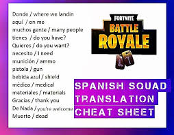 Squad Fill All Spanish Team Companion Translation Card Fortnitebr
