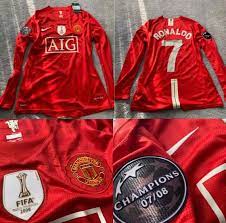 Ronaldo i was petrified about wearing number seven at. Manchester United 2008 2009 Long Sleeve Cristiano Ronaldo Jersey Shirt Champions League Model Home P Cristiano Ronaldo Jersey Ronaldo Shirt Ronaldo Jersey