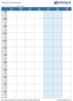 Free Planners And Schedules For Excel