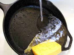 How To Clean A Cast Iron Skillet Cast Iron Cleaning Iron Skillet Cleaning Cast Iron
