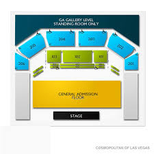 The Chelsea Las Vegas Seating Chart Chelsea Seating Map
