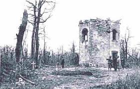 U S Marines The Battle For Belleau Wood The Hunting Lodge Within Belleau Wood Note The Temporary Us Graves Battle Of Belleau Wood World War One World