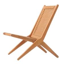 Well you're in luck, because here they come. Lot Art Danish Modern Style Woven Sisal Folding Chair