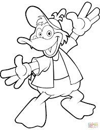 Dibujos Animados Para Colorear Pato
