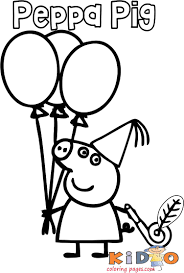Ai eps 10 jpg png (transparent bg) svg. Peppa Pig Happy Birthday Coloring Pages Kids Coloring Pages
