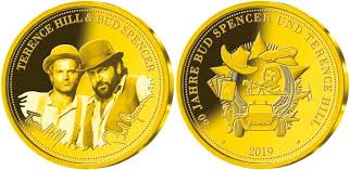 Im vergangenen jahr ging der große bud spencer von uns. Terence Hill Bud Spencer Jubilaums Pragung 2019 60 Jahre Terence Hill Bud Spencer In Kapsel Zertifikat Sofort Lieferbar Proof 585 Gold Ma Shops