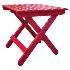 Adirondack Folding Table Folding Table Outdoor End Tables End Tables