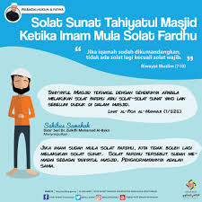 Dr Zulkifli Mohamad Al Bakri On Twitter Solat Sunat Tahiyatul Masjid Ketika Imam Mula Solat Fardhu