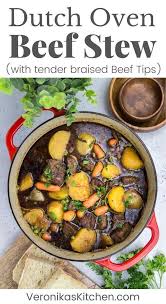 Dutch Oven Beef Stew Veronika S Kitchen Recipe In 2020 Dutch Oven Beef Stew Oven Beef Stew Dutch Oven Beef