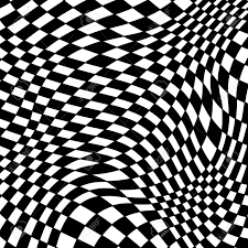Black And White Checkered Background Image Abstract Black And White Checkered Background Geometric Pattern With Visual Distortion Effect Optica White Pattern Background Graphic Design Ideas Art Op Art