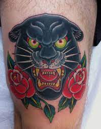 Gallery For Chris Garver Panther Tattoo Traditional Panther Tattoo Panther Tattoo Traditional Tattoo