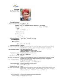 In sectiunea de mai jos gasesti gratuit pentru download un model de cv obisnuit necompletat. Cv In Engleza Fill Online Printable Fillable Blank Pdffiller