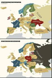 See more ideas about female names, names with meaning, fantasy names. Beautiful Maps On Twitter A Map Of The Most Popular First Names In Europe A Map Of The Most Popular First Names In Europe