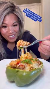 Cajun Ground Turkey Stuffed Bell Peppers Recipe