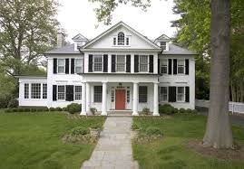 Entry door w fts 6st black 199 lh. White House With Black Shutters Exterior Ideas Photos Houzz
