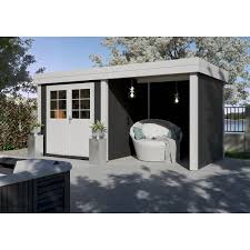 Allgemeines zur baugenehmigung für gartenhäuser. Holz Gartenhaus Kh 28 063 A Set 3 Bxt 460x210 Cm Kaufen Bei Obi