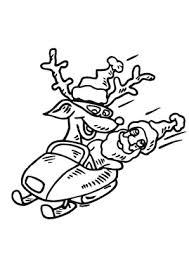 Ausmalbild Spass Mit Dem Nikolausschlitten Ausmalbilder Nikolaus Ausmalen Nikolaus