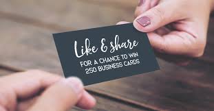 And with vistaprint free shipping on all business card templates: Win 250 Business Cards Bigthinkers