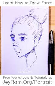 how to draw female faces step by step for beginners face drawing drawing skills drawings