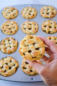 Muffin Tin Mini Apple Pies Just A Taste In 2020 Mini Apple Pie Recipe Mini Apple Pies Apple Pie Recipes