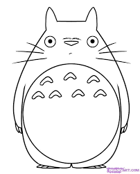 Totoro Coloring Pages Totoro Diy Totoro Drawing Totoro Party