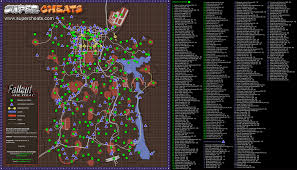 mojave wastland map fallout new vegas guide